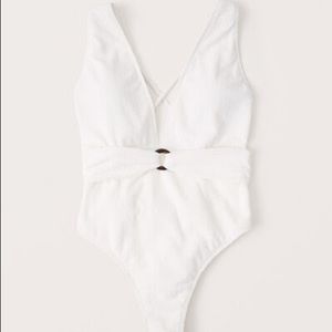 Abercrombie Deep-V One Piece Swimsuit
